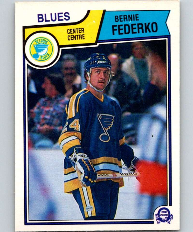 1983-84 O-Pee-Chee #315 Bernie Federko Blues NHL Hockey