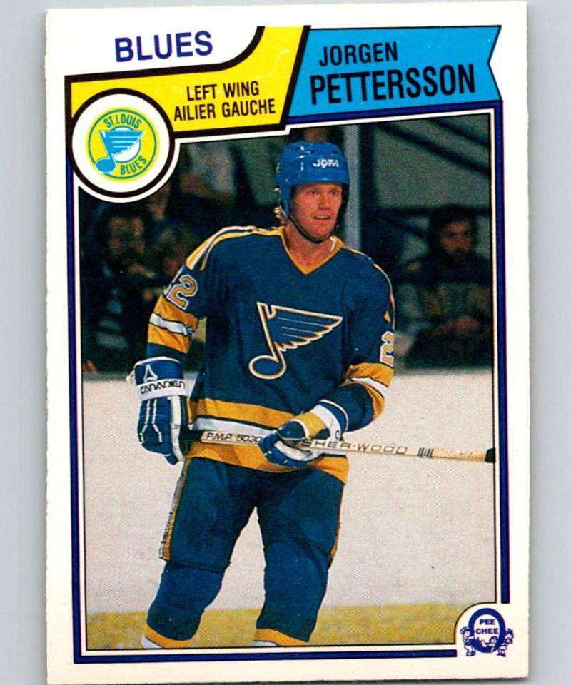 1983-84 O-Pee-Chee #318 Jorgen Pettersson Blues NHL Hockey