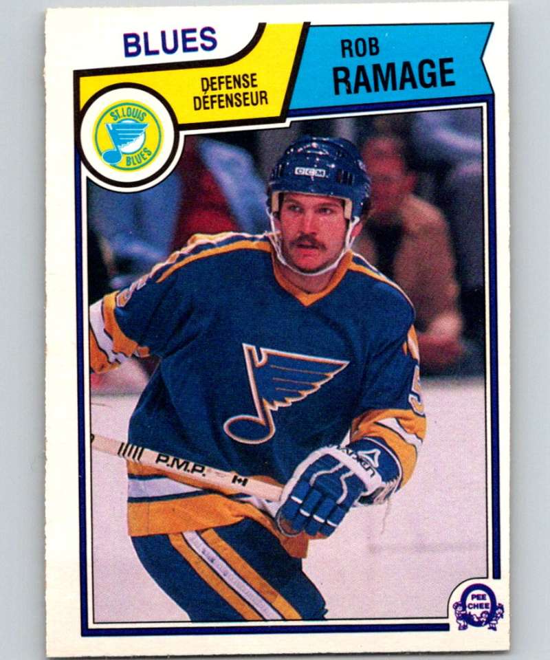 1983-84 O-Pee-Chee #319 Rob Ramage Blues NHL Hockey