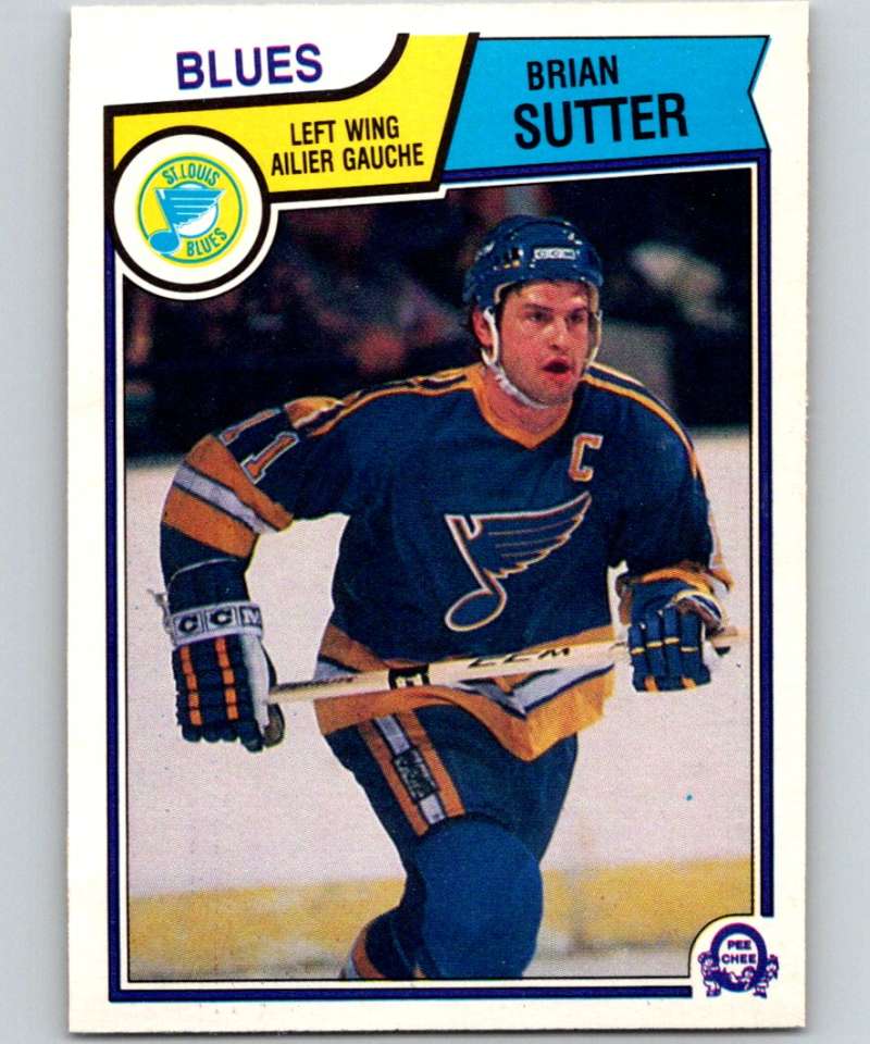 1983-84 O-Pee-Chee #320 Brian Sutter Blues NHL Hockey