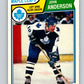 1983-84 O-Pee-Chee #325 John Anderson Maple Leafs NHL Hockey