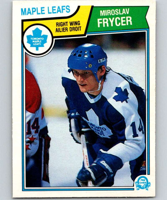 1983-84 O-Pee-Chee #330 Miroslav Frycer Maple Leafs NHL Hockey Image 1
