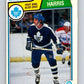 1983-84 O-Pee-Chee #333 Billy Harris Maple Leafs NHL Hockey Image 1
