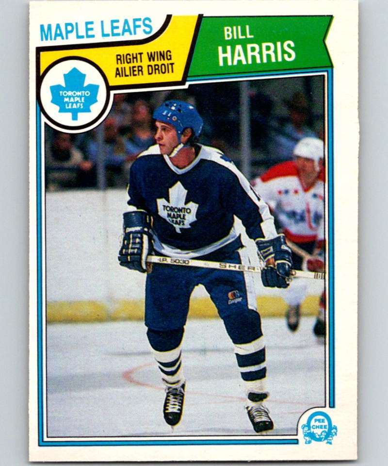 1983-84 O-Pee-Chee #333 Billy Harris Maple Leafs NHL Hockey Image 1