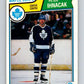 1983-84 O-Pee-Chee #334 Peter Ihnacak RC Rookie Maple Leafs NHL Hockey