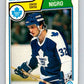 1983-84 O-Pee-Chee #337 Frank Nigro RC Rookie Maple Leafs NHL Hockey Image 1