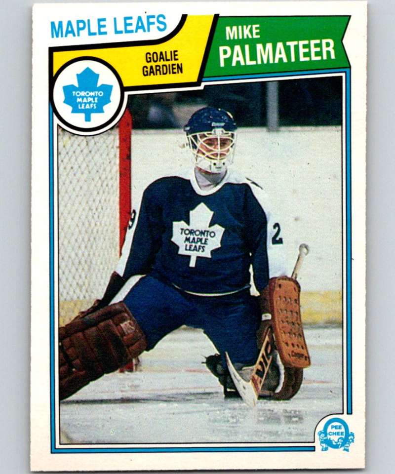 1983-84 O-Pee-Chee #338 Mike Palmateer Maple Leafs NHL Hockey
