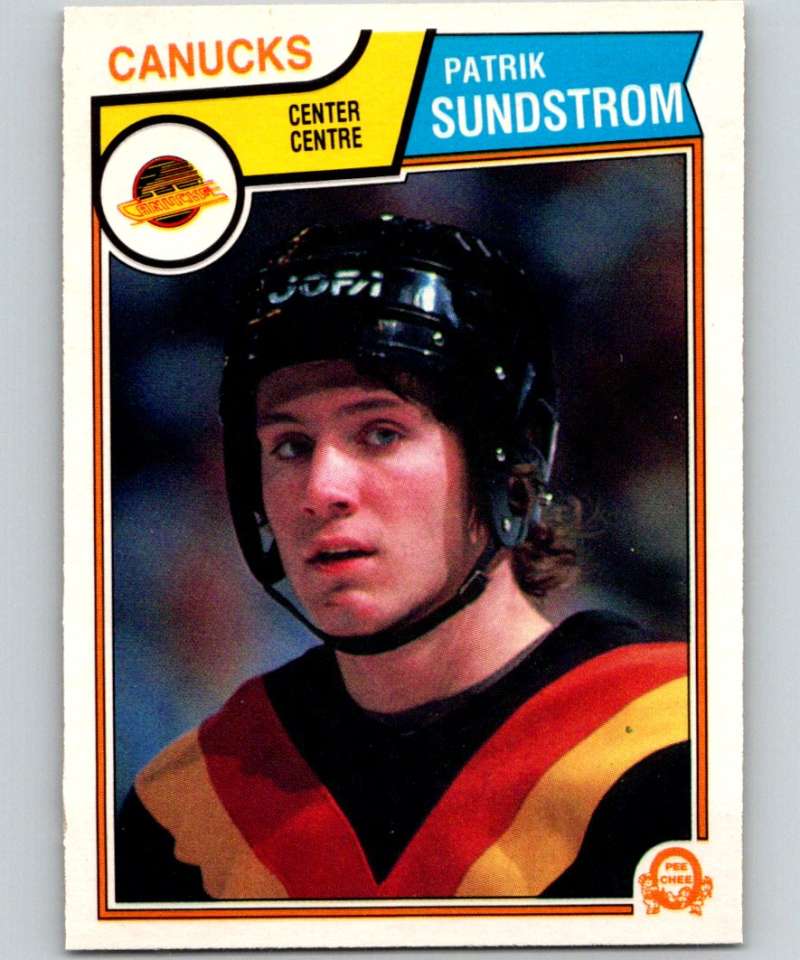 1983-84 O-Pee-Chee #361 Patrik Sundstrom RC Rookie Canucks NHL Hockey
