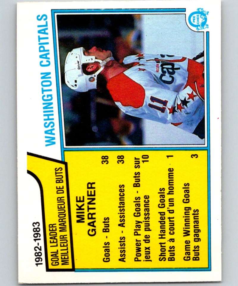 1983-84 O-Pee-Chee #364 Mike Gartner Capitals TL NHL Hockey