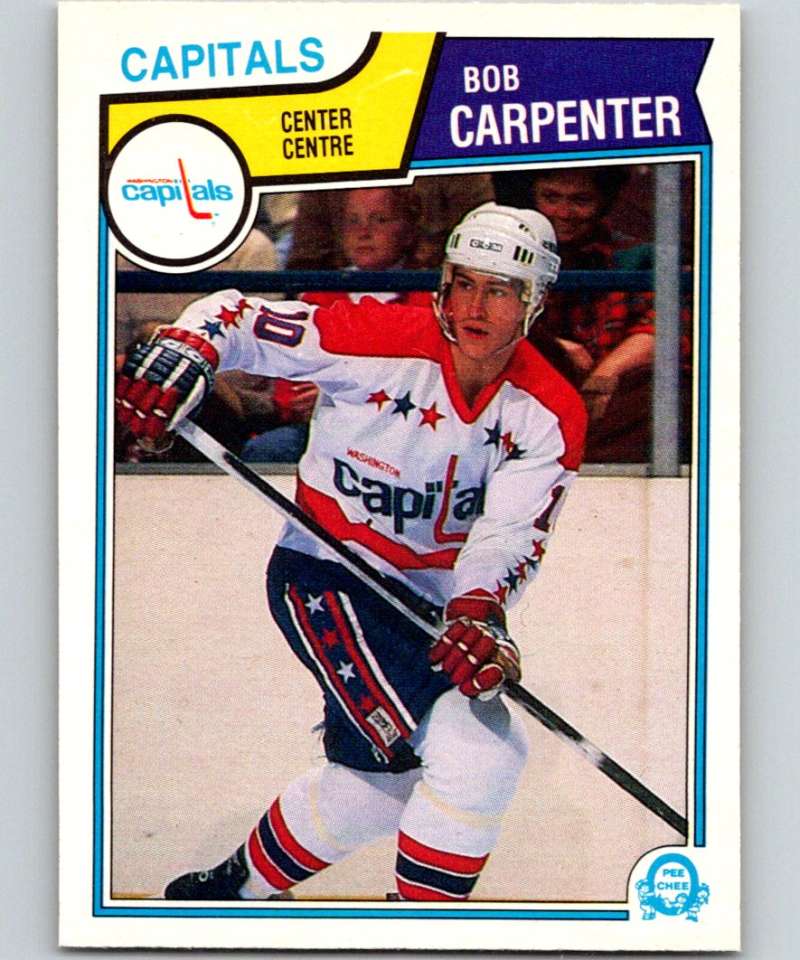 1983-84 O-Pee-Chee #366 Bob Carpenter Capitals NHL Hockey
