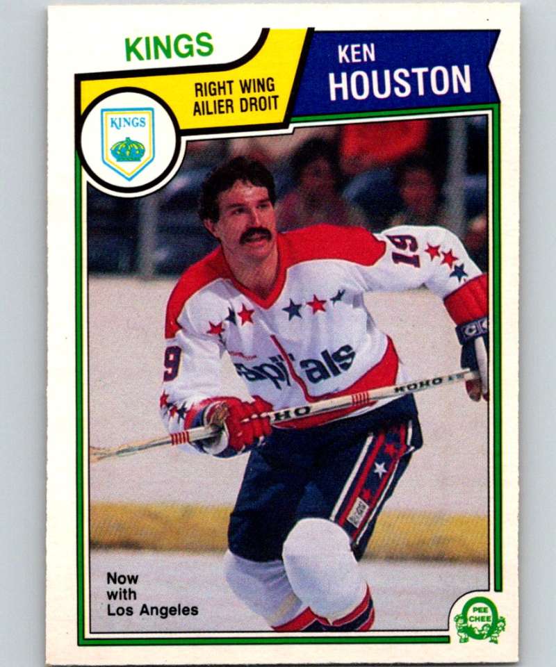 1983-84 O-Pee-Chee #371 Ken Houston Kings NHL Hockey