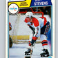 1983-84 O-Pee-Chee #376 Scott Stevens RC Rookie Capitals NHL Hockey
