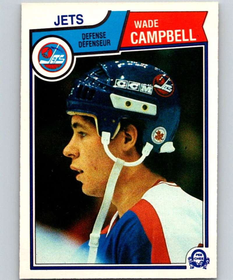 1983-84 O-Pee-Chee #382 Wade Campbell RC Rookie Winn Jets NHL Hockey