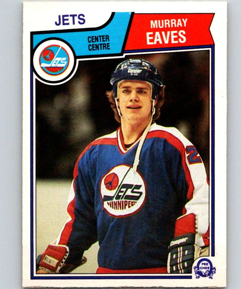 1983-84 O-Pee-Chee #384 Murray Eaves RC Rookie Winn Jets NHL Hockey