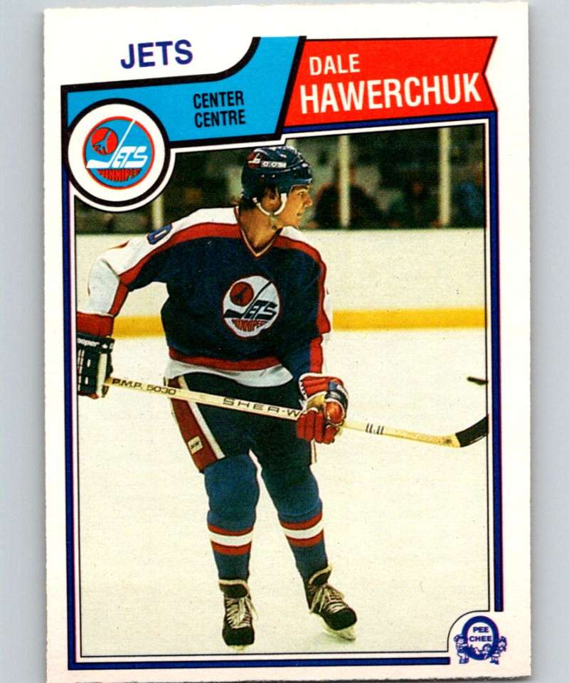 1983-84 O-Pee-Chee #385 Dale Hawerchuk Winn Jets NHL Hockey