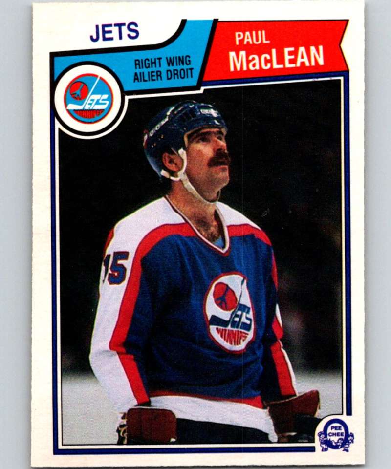 1983-84 O-Pee-Chee #388 Paul MacLean Winn Jets NHL Hockey