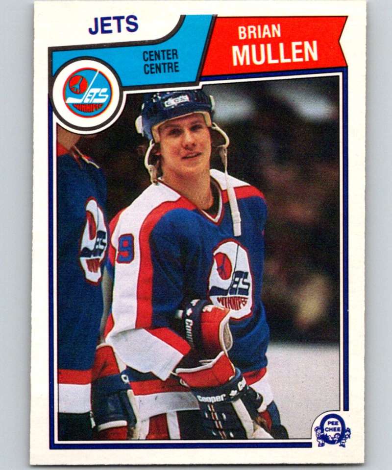 1983-84 O-Pee-Chee #389 Brian Mullen RC Rookie Winn Jets NHL Hockey