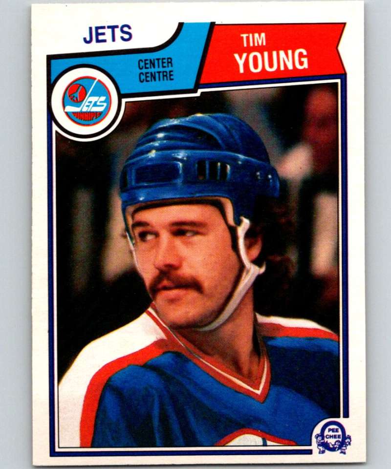 1983-84 O-Pee-Chee #395 Tim Young Winn Jets NHL Hockey