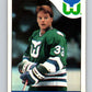 1985-86 O-Pee-Chee #74 Mark Fusco RC Rookie Whalers NHL Hockey