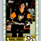 1989-90 Topps #1 Mario Lemieux Penguins NHL Hockey Image 1