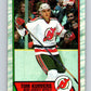 1989-90 Topps #9 Tom Kurvers NJ Devils NHL Hockey Image 1
