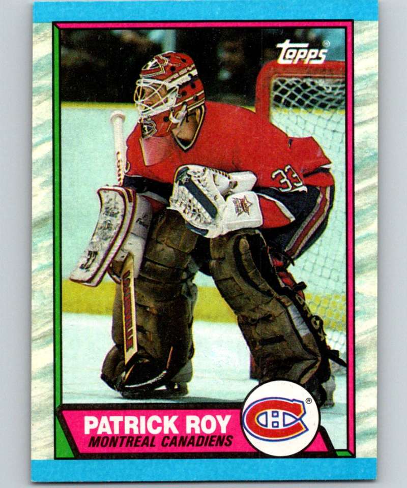 1989-90 Topps #17 Patrick Roy Canadiens NHL Hockey