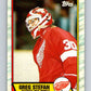 1989-90 Topps #23 Greg Stefan Red Wings NHL Hockey Image 1