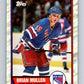 1989-90 Topps #24 Brian Mullen NY Rangers NHL Hockey Image 1