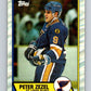 1989-90 Topps #27 Peter Zezel Blues NHL Hockey Image 1