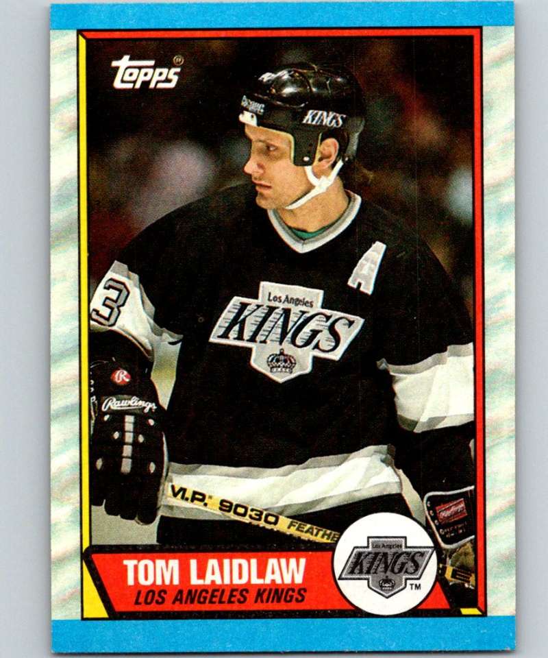 1989-90 Topps #34 Tom Laidlaw Kings NHL Hockey – Hockey Card World Inc