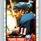 1989-90 Topps #35 Randy Wood NY Islanders NHL Hockey Image 1