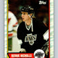 1989-90 Topps #47 Bernie Nicholls Kings NHL Hockey Image 1