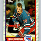 1989-90 Topps #54 Tomas Sandstrom NY Rangers NHL Hockey Image 1