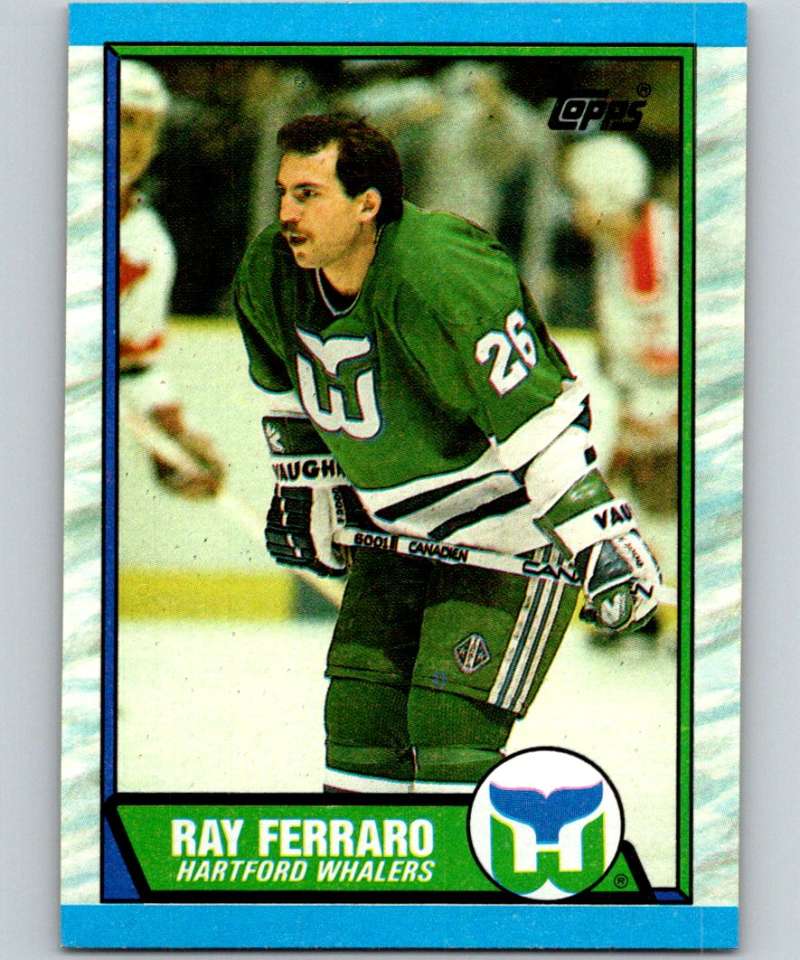 1989-90 Topps #70 Ray Ferraro Whalers NHL Hockey Image 1