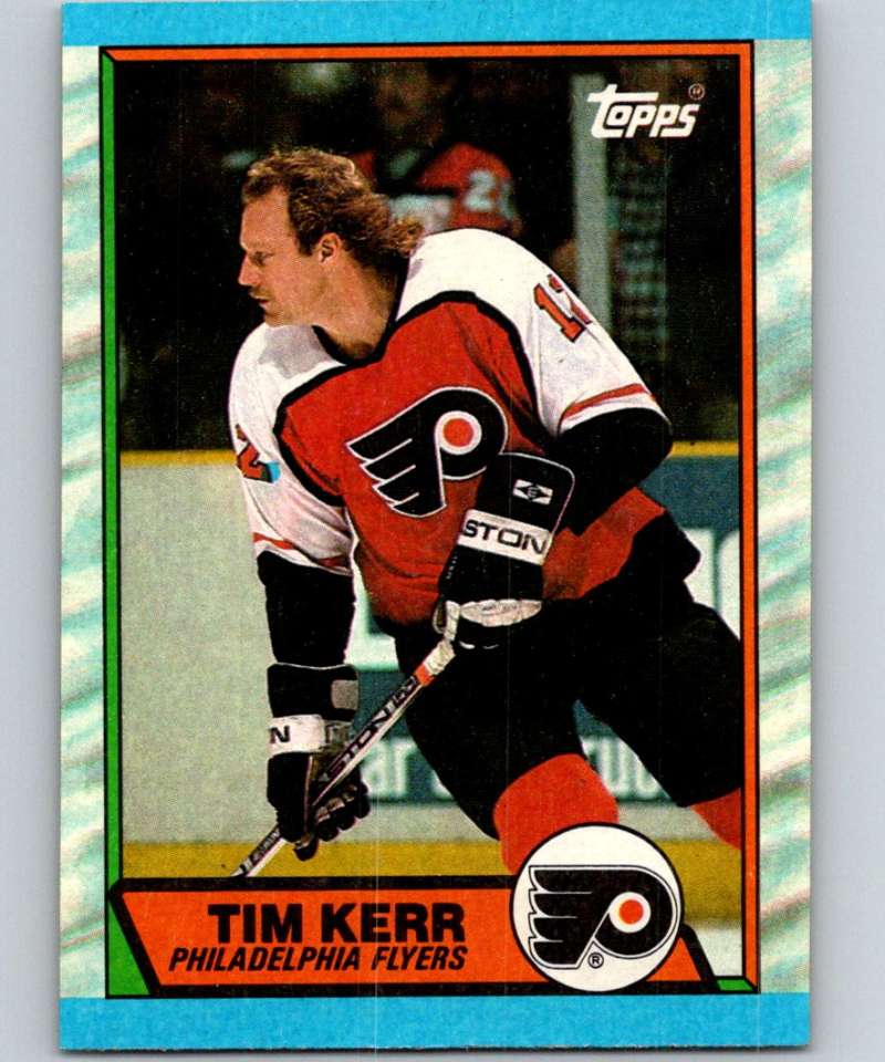 1989-90 Topps #72 Tim Kerr Flyers NHL Hockey Image 1