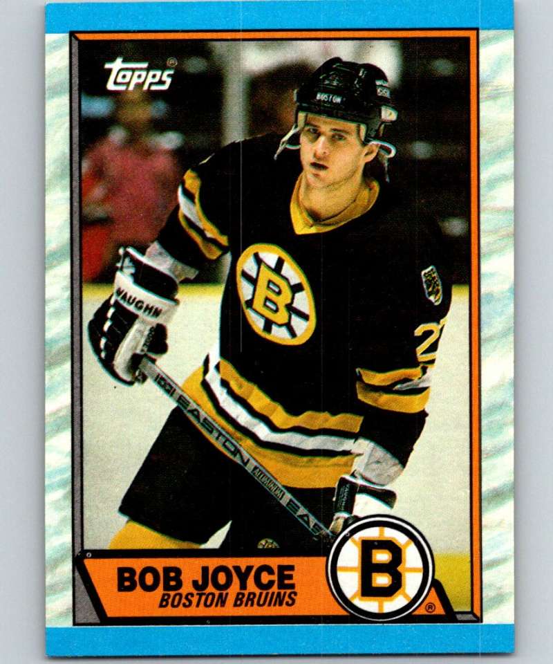 1989-90 Topps #73 Bob Joyce Bruins NHL Hockey Image 1