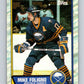 1989-90 Topps #78 Mike Foligno Sabres NHL Hockey Image 1