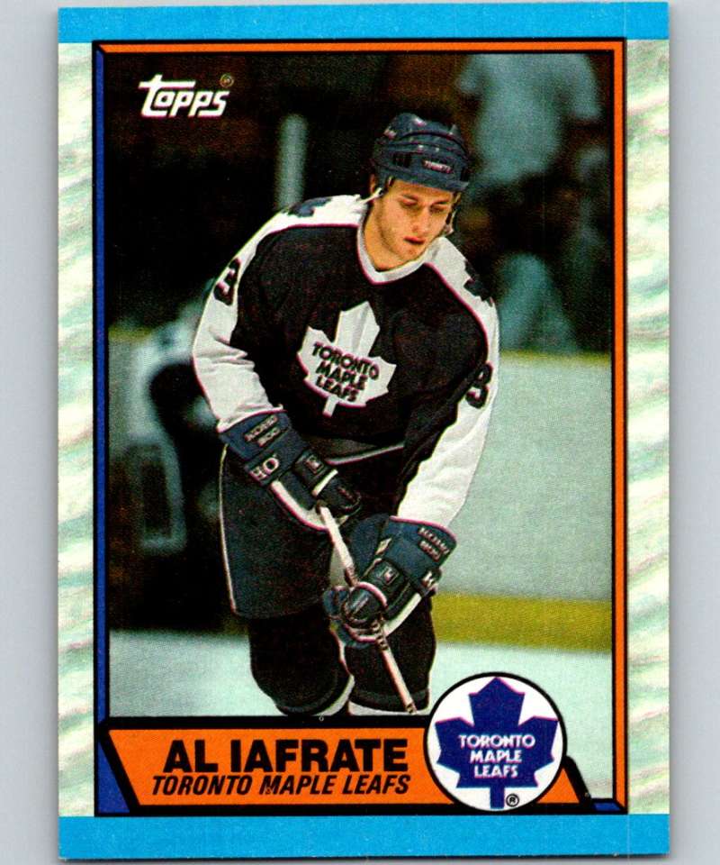 1989-90 Topps #79 Al Iafrate Maple Leafs NHL Hockey