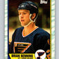 1989-90 Topps #86 Brian Benning Blues NHL Hockey Image 1