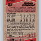 1989-90 Topps #86 Brian Benning Blues NHL Hockey Image 2