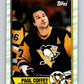 1989-90 Topps #95 Paul Coffey Penguins NHL Hockey Image 1