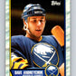 1989-90 Topps #106 Dave Andreychuk Sabres NHL Hockey Image 1