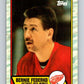 1989-90 Topps #107 Bernie Federko Red Wings NHL Hockey Image 1