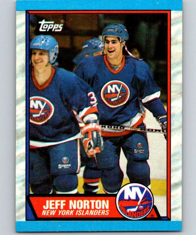 1989-90 Topps #120 Jeff Norton RC Rookie NY Islanders NHL Hockey Image 1