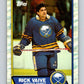 1989-90 Topps #125 Rick Vaive Sabres NHL Hockey Image 1