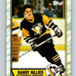 1989-90 Topps #126 Randy Hillier Penguins NHL Hockey Image 1