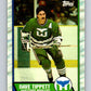 1989-90 Topps #134 Dave Tippett Whalers NHL Hockey Image 1