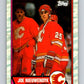 1989-90 Topps #138 Joe Nieuwendyk Flames NHL Hockey Image 1