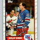 1989-90 Topps #171 Kelly Kisio NY Rangers NHL Hockey Image 1