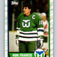 1989-90 Topps #175 Ron Francis Whalers NHL Hockey Image 1